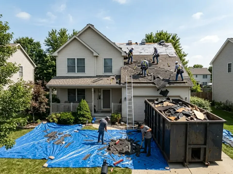roof-replacement-debris-remova-004 — frequently asked questions, Cheapest Dumpster Rentals in Mundelein, IL